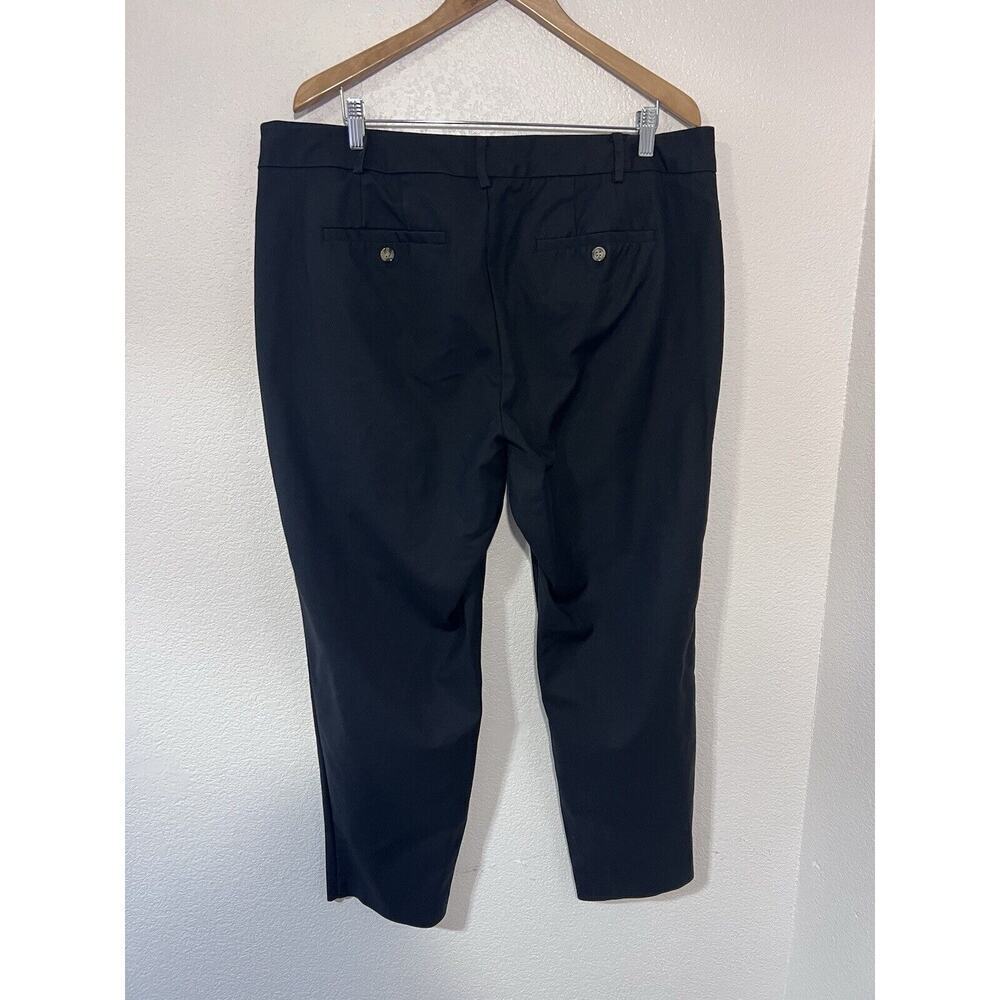 Eloquii Pants Black Stretch Trousers Office Work Plus Size 16 Pockets Career - Picture 8 of 9